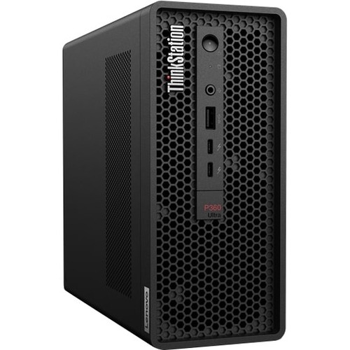 Lenovo ThinkStation P360 Ultra 30G1000LUS Workstation - 1 Core i5 12th Gen i5-12600 - vPro Technology - 16 GB - 512 GB SSD - Mini-tower