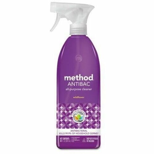 Method All Purpose Cleaner - 28 fl oz (0.9 quart) - Wildflower, Floral Scent - Antibacterial, Alcohol-free, Rinse-free, Phenol-free Bottle