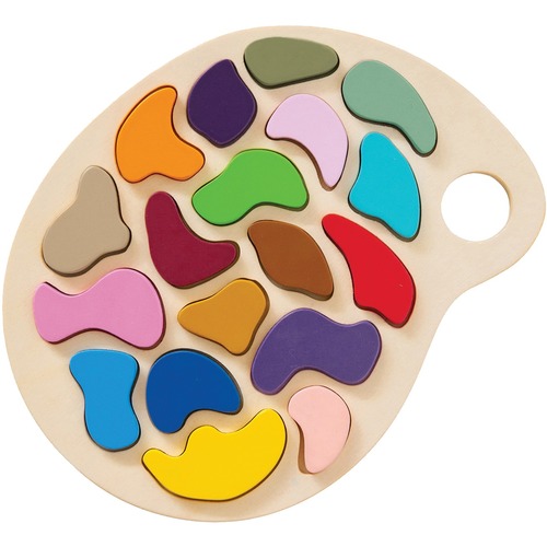 Learning Advantage The Freckled Frog Artist Palette Puzzle - 3+