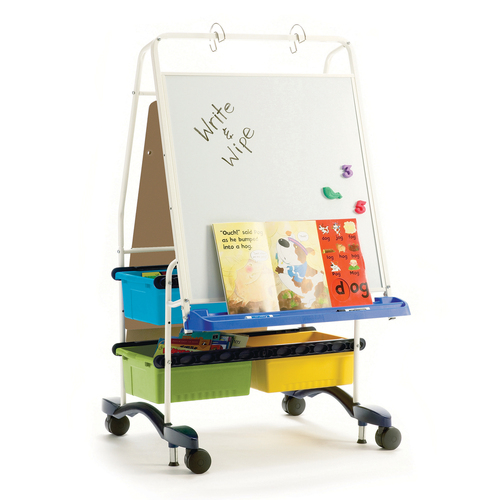 Copernicus Regal Reading Writing Centre Vibrant Tubs - 29" (2.4 ft) Width x 29" (2.4 ft) Height - Square - 1 Each - Easel Boards - CPNRC107VM