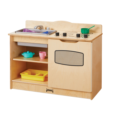 Jonti-Craft - Toddler Kitchen Café - 1 Each - Wood, Baltic Birch - Kitchen Play - JNT2424JC