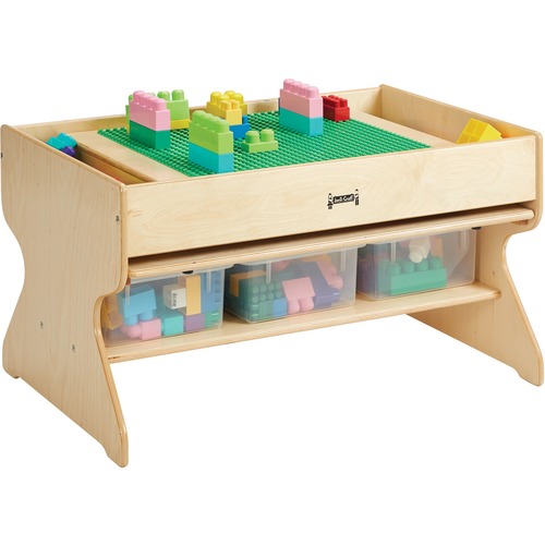 Deluxe Building Table Preschool Brick Compatible