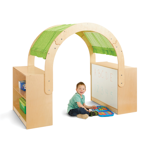 Jonti-Craft Canopy Cove - 57.5" Height x 72.5" Width x 37.5" Depth - Baltic Birch.  JNT10849 - Playhouses - JNT2374JCWW