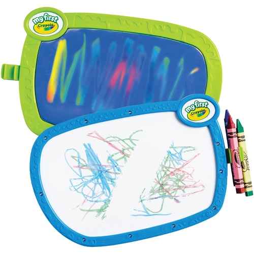 Crayola Double Doodle Board - Skill Learning: Creativity, Tactile Exploration, Writing, Shape - 2+ - 1 Each
