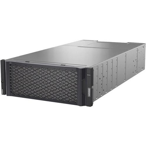 Lenovo ThinkSystem DE4000H DAS/SAN Storage System - 24 x HDD Supported - 0 x HDD Installed - 24 x SSD Supported - 0 x SSD Installed - 2 x 12Gb/s SAS Controller - RAID Supported 0, 1, 3, 5, 6, 10 - 24 x Total Bays - 24 x 2.5" Bay - Gigabit Ethernet - 2 USB
