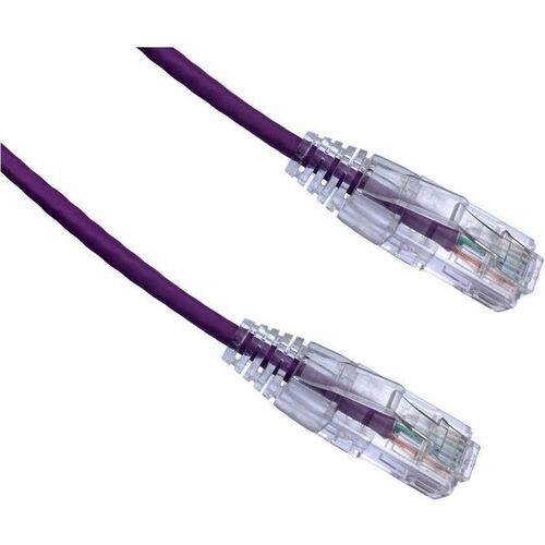 Axiom BENDnFLEX Cat.6 UTP Patch Network Cable - 6" Category 6 Network Cable for Network Device - First End: 1 x Rj-45 Network - Male - Second End: 1 x Rj-45 Network - Male - Patch Cable - Purple - TAA Compliant