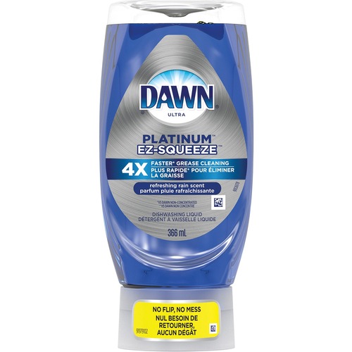 Dawn Platinum EZ-Squeeze, Refreshing Rain Scent - 12.4 fl oz (0.4 quart) - Refreshing Rain ScentBottle - 1 Each - Dishwashing Detergents & Liquids - PGC01025