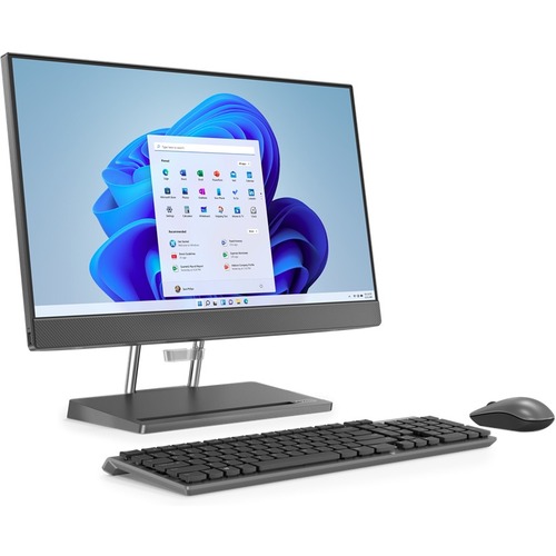 Lenovo IdeaCentre 5 24IAH7 F0GR0009US All-in-One Computer - Intel Core i5 12th Gen i5-12500H - 8 GB - 256 GB SSD - 23.8" Full HD Touchscreen - Desktop - Storm Gray - Intel Chip - 1920 x 1080 - Windows 11 Home 64-bit - Intel Iris Xe Graphics DDR5 SDRAM - E