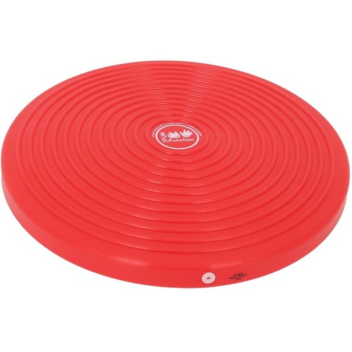 Fun and Function Sit-A-Round Cushion - Polyvinyl Chloride (PVC) - Lightweight, Portable, Washable - Red - 1Each - Movement - FAFCF7467