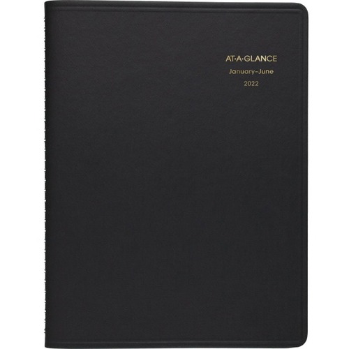 AT-A-GLANCE 2023 RY Eight Person Daily Appointment Book, Two Volume Set, Black, Large, 8 1/2" x 11" - Large Size - Julian Dates - Daily - 12 Month - January 2023 - December 2023 - 8:00 AM to 6:45 PM - Quarter-hourly, 7:00 AM to 7:30 AM Half-hour