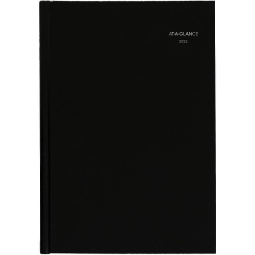 AT-A-GLANCE DayMinder Premiere 2023 RY Monthly Planner, Hardcover, Black, Large, 8" x 11 3/4" - Large Size - Personal/Home Office - Julian Dates - Monthly - 14 Month - December 2022 - January 2024 - 1 Month Double Page Layout - 8" x 11 3/4" Whit