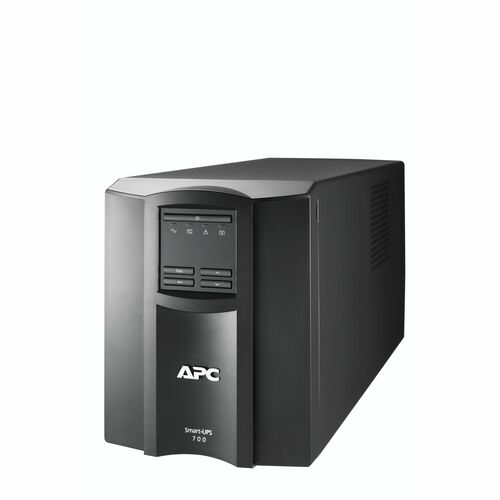 APC by Schneider Electric Smart-UPS 700VA Tower UPS - AVR - 3 Hour Recharge - 120 V, 230 V Input - 120 V AC Output - Serial Port - 8 x NEMA 5-15R - TAA Compliant