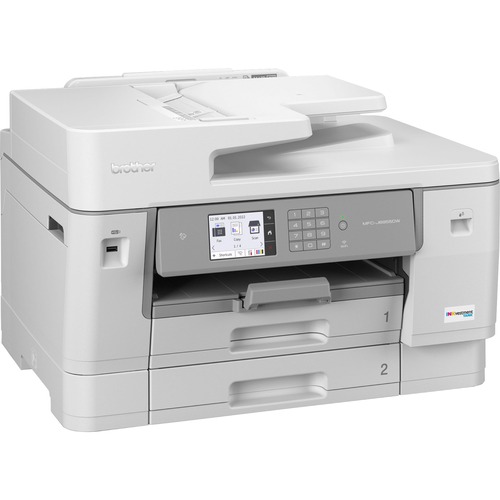 Brother MFC-J6955DW Wireless Inkjet Multifunction Printer - Color - Copier/Fax/Printer/Scanner - 1200 x 4800 dpi Print - Automatic Duplex Print - 250 sheets Input - Color Flatbed Scanner - 1200 dpi Optical Scan - Color Fax - Ethernet Ethernet - Wireless L