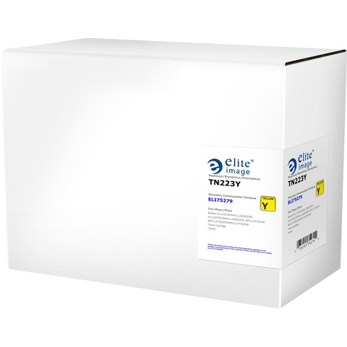 Elite Image Remanufactured Standard Yield Laser Toner Cartridge TN223, TN227 - Yellow - 1 Each - 1300 Pages