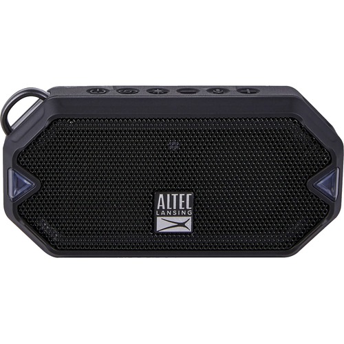 Altec Lansing HydraMini Portable Bluetooth Speaker System - Black - Battery Rechargeable