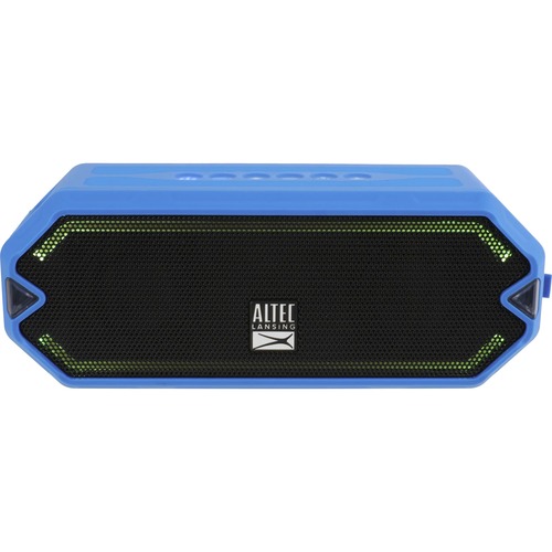 Altec Lansing HydraJolt Portable Bluetooth Speaker System - Royal Blue - Battery Rechargeable