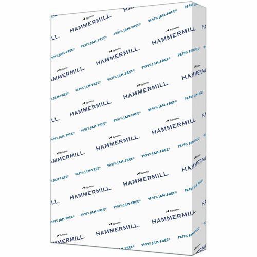 Hammermill Copy Plus Paper - White - 92 Brightness - Ledger/Tabloid - 11" x 17" - 20 lb Basis Weight - 40 / Pallet - Acid-free, Quick Drying - White
