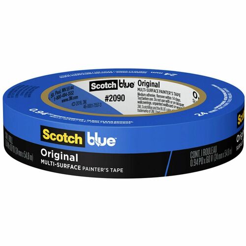 ScotchBlue Multi-Surface Painter's Tape - 60 yd Length x 0.94" Width - 1 Roll - Blue