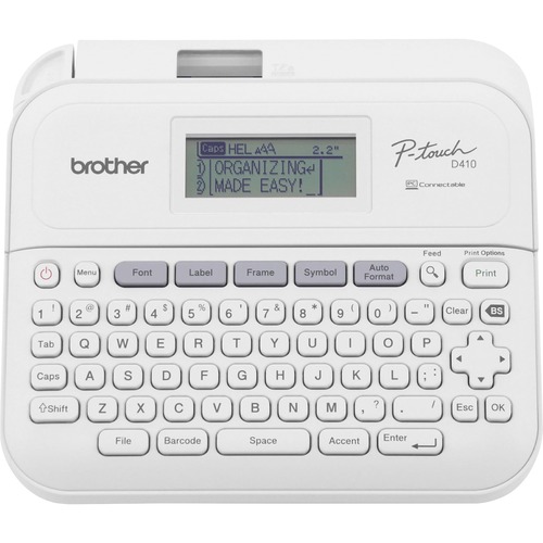 Brother P-touch PT-D410 Home/Office Advanced Connected Label Maker - Electronic Label Makers - BRTPTD410