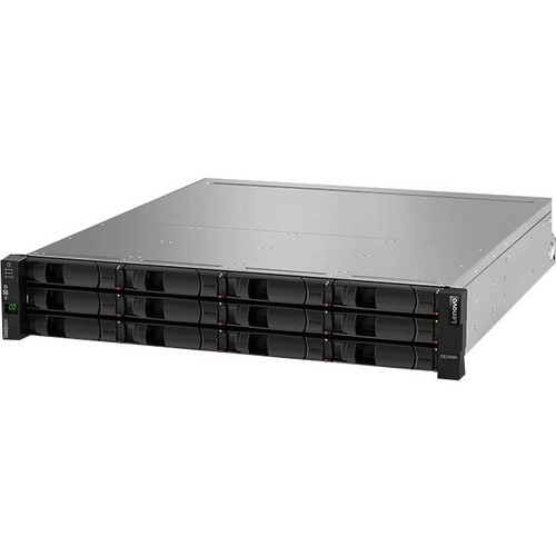 Lenovo ThinkSystem DE2000H DAS/SAN Storage System - 12 x HDD Supported - 0 x HDD Installed - 12 x SSD Supported - 0 x SSD Installed - 2 x 12Gb/s SAS Controller - RAID Supported 0, 1, 3, 5, 6, 10 - 12 x Total Bays - 12 x 3.5" Bay - Gigabit Ethernet - 2 USB