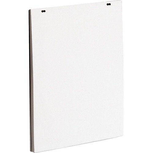 Quartet Easel Pad, 24" x 36" Newsprint - 50 Sheets - Gummed - 30 lb Basis Weight - 24" x 36" - Punched - Recycled
