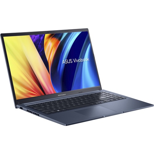 Asus VivoBook 15 F1502 F1502ZA-OS34 15.6" Notebook - Full HD - Intel Core i3 12th Gen i3-1220P - 8 GB - 256 GB SSD - Quiet Blue - Intel Chip - 1920 x 1080 - Windows 11 Home - Intel - Tru2Life - Front Camera/Webcam - 8 Hours Battery Run Time - IEEE 802.11a