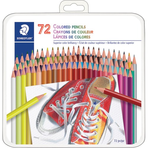 Staedtler Colored Pencil - Assorted Lead - 72 / Box