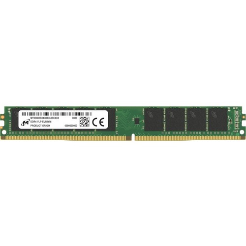 Crucial 16GB DDR4 SDRAM Memory Module - 16 GB - DDR4-3200/PC4-25600 DDR4 SDRAM - 3200 MHz Dual-rank Memory - CL22 - ECC - Unbuffered - 288-pin - DIMM - 3 Year Warranty
