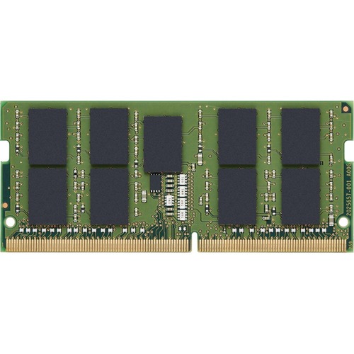 Kingston 32GB DDR4 SDRAM Memory Module - For Notebook - 32 GB - DDR4-2666/PC4-21300 DDR4 SDRAM - 2666 MHz Dual-rank Memory - CL19 - 1.20 V - ECC - Unbuffered - 260-pin - SoDIMM - Lifetime Warranty