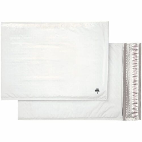 Office Depot® Brand Bubble Mailers, #5, 10 1/2" x 15" , Pack Of 6 - Bubble - 15" Width x 10 1/2" Length - Self Adhesive - White - Plastic - 6 / Pack