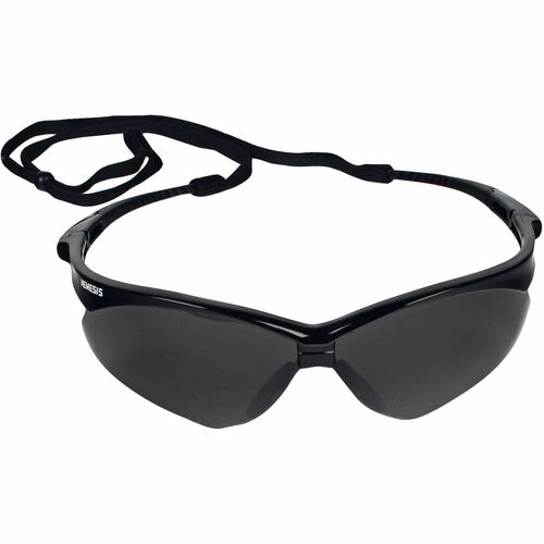 Kleenguard V30 Nemesis Safety Eyewear - Recommended for: Workplace, Home - UVA, UVB, UVC Protection - Polycarbonate - Durable, Lightweight, Wraparound Frame, Anti-fog, Flexible, Soft, Neck Cord - 1 / Box