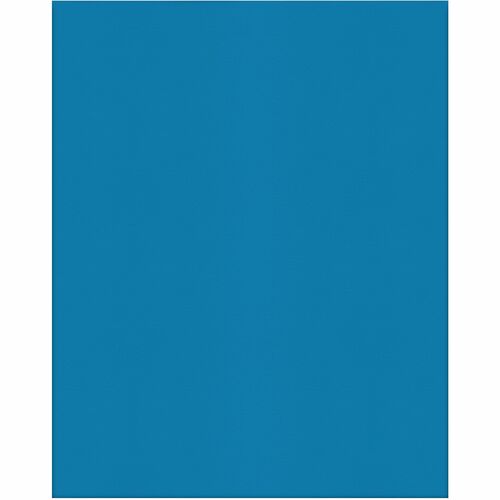 Office Depot® Brand 2-Pocket Textured Paper Folders With Prongs, Light Blue, Pack Of 10 - 8 1/2" x 11" - 3 Fastener(s) - 1/2" Fastener Capacity - 2 Pocket(s) - Paper - Light Blue - 10% Recycled - 10 Pack