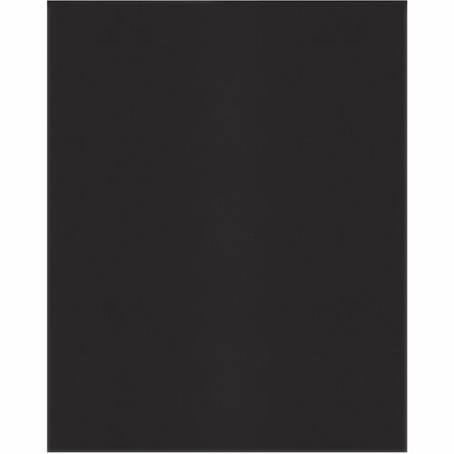 Office Depot® Brand 2-Pocket Textured Paper Folders With Prongs, Black, Pack Of 10 - 8 1/2" x 11" - 3 Fastener(s) - 1/2" Fastener Capacity - 2 Pocket(s) - Paper - Black - 10% Recycled - 10 Pack