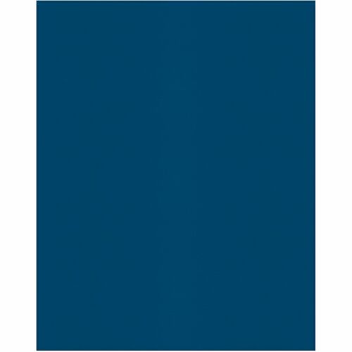 Office Depot® Brand 2-Pocket Textured Paper Folders With Prongs, Dark Blue, Pack Of 10 - 8 1/2" x 11" - 3 Fastener(s) - 1/2" Fastener Capacity - 2 Pocket(s) - Paper - Dark Blue - 10% Recycled - 10 Pack