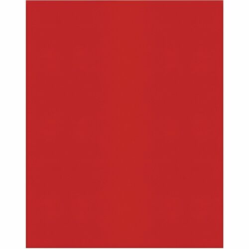 Office Depot® Brand 2-Pocket Textured Paper Folders With Prongs, Red, Pack Of 10 - 8 1/2" x 11" - 3 Fastener(s) - 1/2" Fastener Capacity - 2 Pocket(s) - Paper - Red - 10% Recycled - 10 Pack