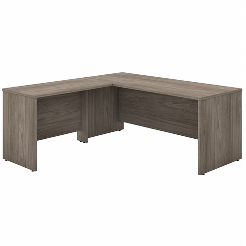 Bush Business Furniture Studio C L Shaped Desk - 71" x 71.1"29.8" - 3 x File Drawer(s) - Finish: Modern Hickory, Thermofused Laminate (TFL)