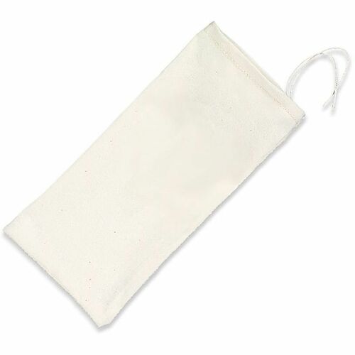 SKILCRAFT® Cotton Mailing Bags - 4" - Drawstring Closure - Natural - Cotton - Mailing, Bolt, Nut, Accessories, Small Parts, Shipping - 2000 / Bundle