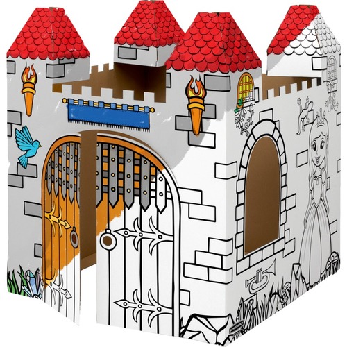 Bankers Box At Play Castle Playhouse - Cardboard - Creative Learning - FEL1231401