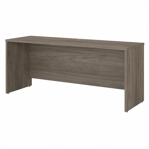 Bush Business Furniture Office 500 Collection Desk - 23.4" x 71.1"29.8" - Finish: Modern Hickory, Thermofused Laminate (TFL)