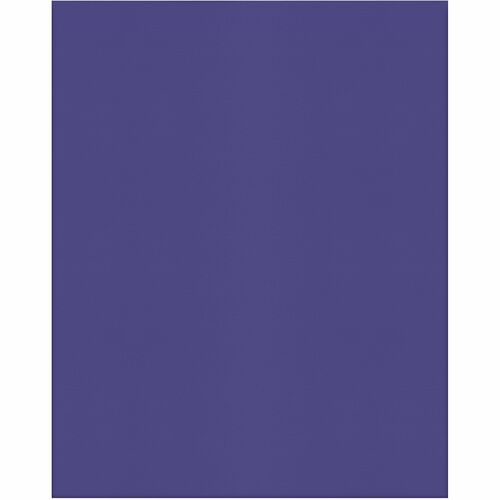 Office Depot® Brand 2-Pocket Textured Paper Folders With Prongs, Violet, Pack Of 10 - 8 1/2" x 11" - 3 Fastener(s) - 1/2" Fastener Capacity - 2 Pocket(s) - Paper - Violet - 10% Recycled - 10 Pack