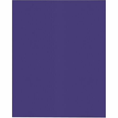 Office Depot® Brand 2-Pocket Textured Paper Folders, Violet, Pack Of 10 - 8 1/2" x 11" - 200 Sheets Capacity - 2 Pocket(s) - Paper - Violet - 10% Recycled - 10 Pack