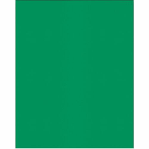 Office Depot® Brand 2-Pocket Textured Paper Folders With Prongs, Light Green, Pack Of 10 - 8 1/2" x 11" - 3 Fastener(s) - 1/2" Fastener Capacity - 2 Pocket(s) - Paper - Light Green - 10% Recycled - 10 Pack
