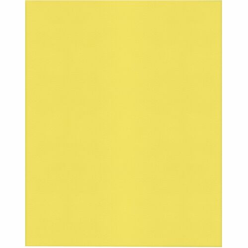 Office Depot® Brand 2-Pocket Textured Paper Folders, Yellow, Pack Of 10 - 8 1/2" x 11" - 200 Sheets Capacity - 2 Pocket(s) - Paper - Yellow - 10% Recycled - 10 Pack