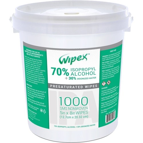 Wipex Cleaning Wipe - Bucket - 1000/Bucket - 2 / Case