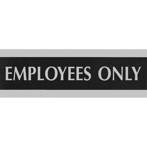Picture of Headline Signs EMPLOYEES ONLY Sign