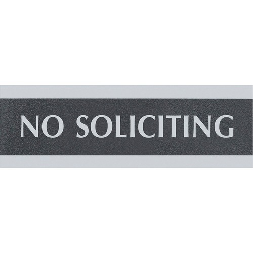 Picture of Headline Signs NO SOLICITING Sign