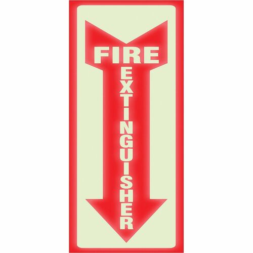 Picture of Headline Signs Glow In Dark Fire Extinguisher Sign