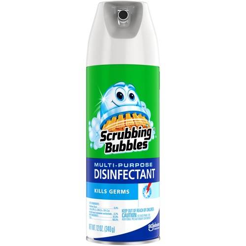 Scrubbing Bubbles® Disinfectant - 12 fl oz (0.4 quart) - 1 Each - Deodorize, Odor Neutralizer - Green