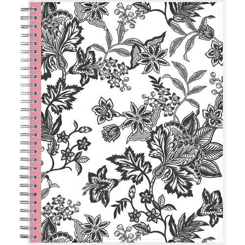 Blue Sky™ Monthly Planning Calendar, 8” x 10”, Analeis, January to December 2023, 100004 - Monthly - 12 Month - January 2023 - December 2023 - 8" x 10" Sheet Size - Stapled - Black/White - Black, White CoverPocket, Customizable Cover, Mo