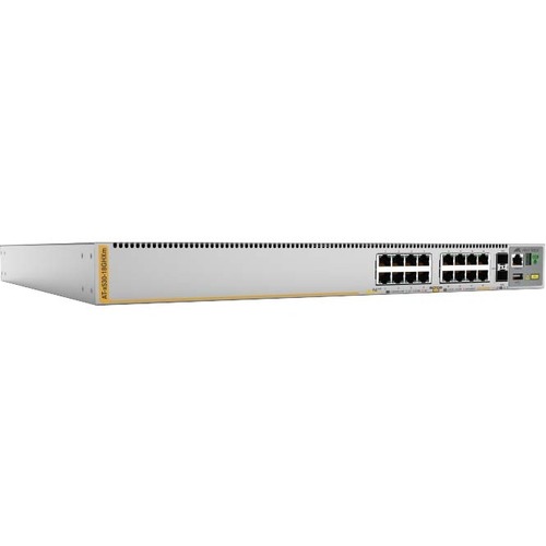 Allied Telesis x530-18GHXm Layer 3 Switch - 16 Ports - Manageable - 5 Gigabit Ethernet, 10 Gigabit Ethernet - 10GBase-X, 5GBase-T - 3 Layer Supported - Modular - 130 W Power Consumption - 1000 W PoE Budget - Twisted Pair, Optical Fiber - PoE Ports - Rack-